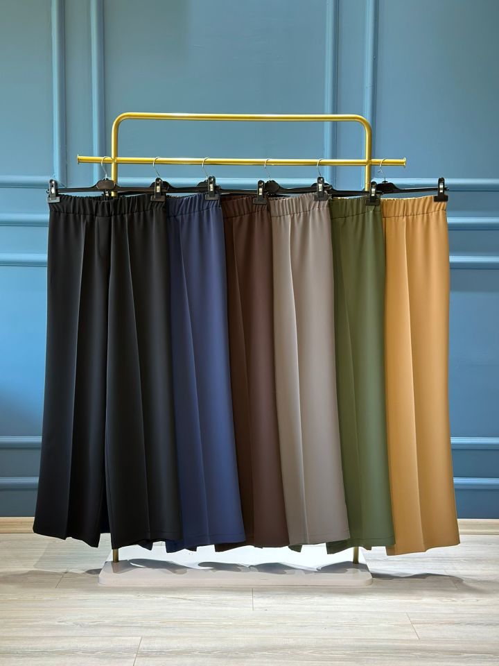 SENTEZ COLMAR BELİ LASTİKLİ GENİŞ PAÇA PANTOLON