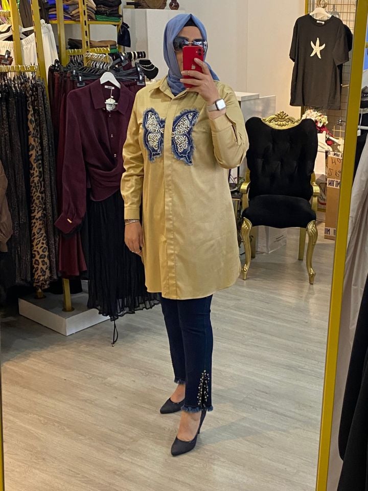 SOLİS KELEBEKLİ TUNİK 8444
